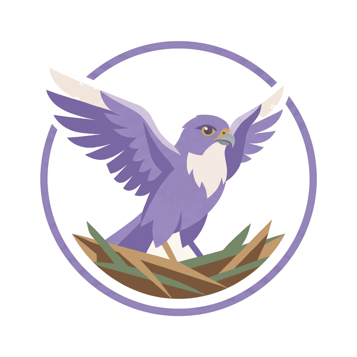 The Fledgling Scout — Young falcon — the first flight